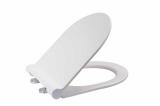 D shaped super thin WC toilet seat cover duroplast super thin soft close